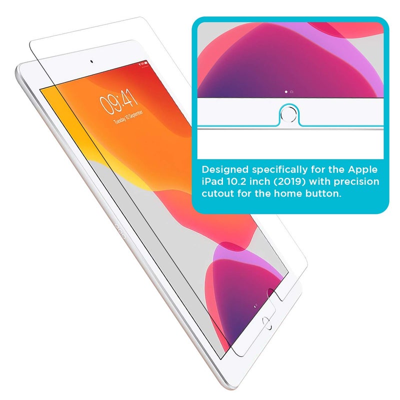 Tech Armor Screen Protector for Apple iPad 10.2 Inch 2021, 2020 and 2019 Model, 9 H Hardness, Case friendly, Ballistic Tempered Glass 1 Pack - Image 5